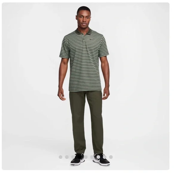 Nike Dri-FIT Victory Striped Golf Polo – Men’s Medium - Picture 3 of 10
